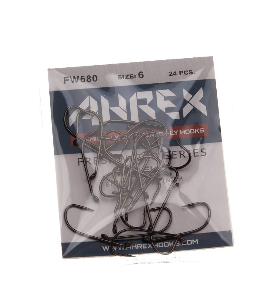 Ahrex Fw580 Wet Fly Hook Barbed #4 Trout Fly Tying Hooks